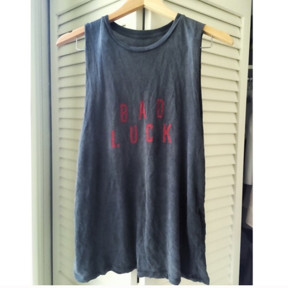 Bad luck brandy Melville muscle tee